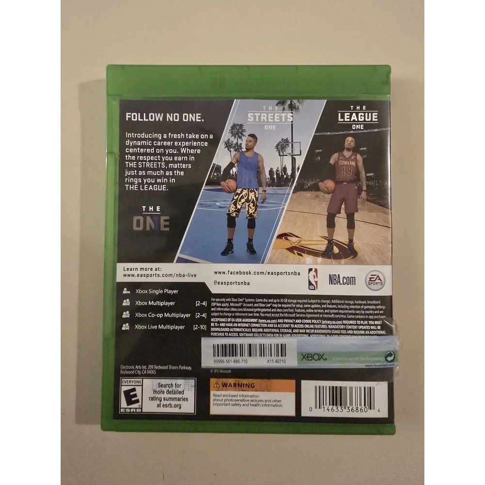NBA Live 18 The One Edition Xbox One x1 xbox1